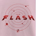 thumbnail image 2 of Girl's The Flash Multiverse Logo Graphic Tee Light Pink Large, 2 of 4