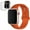 Orange, variant on ALMNVO Silicone Watch Band and Case for Apple Watch Bands 44mm with Silicone Clear Case Screen Protector Cover for Apple Watch Series SE 6 5 4,Light Pink