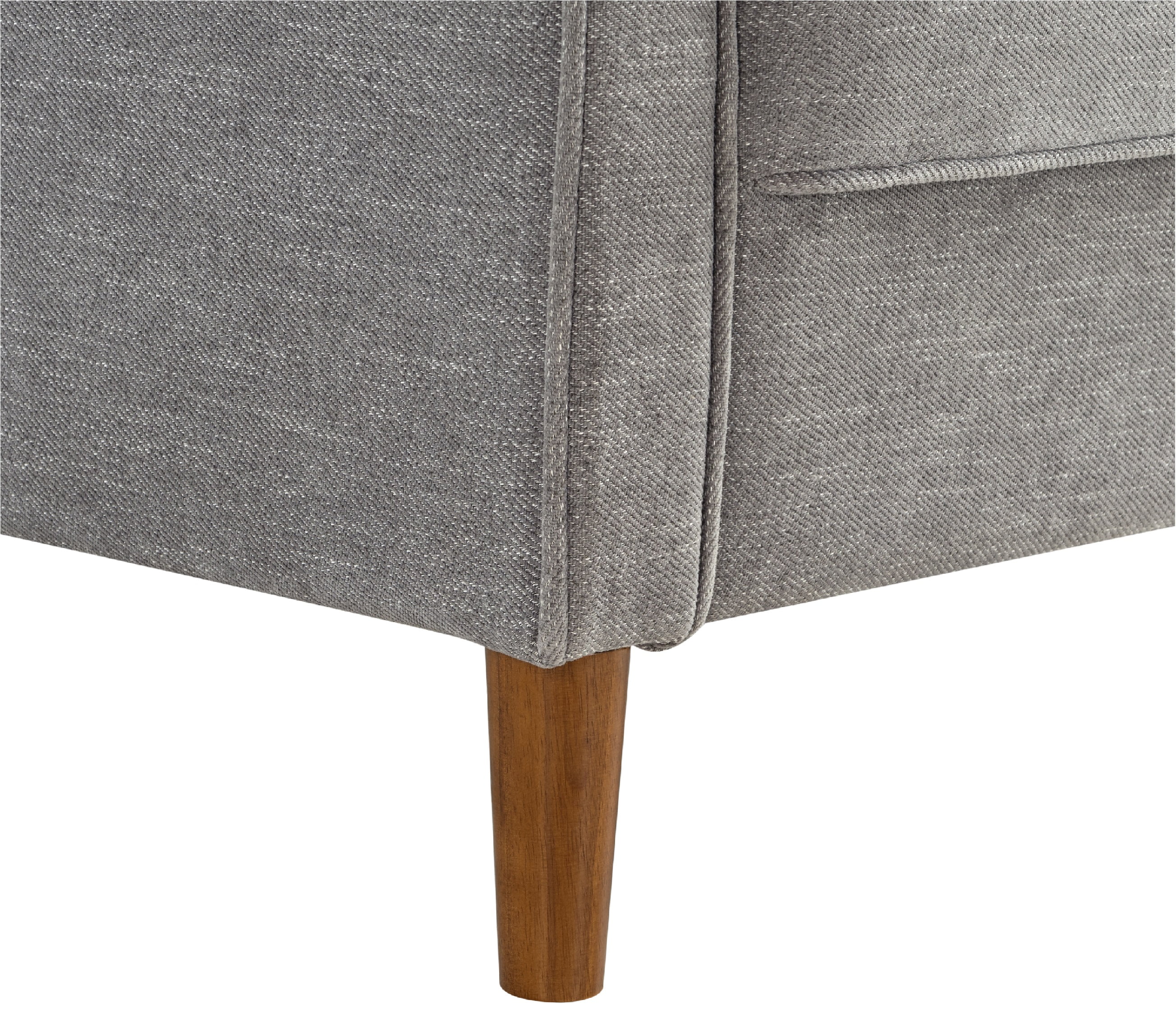 Studio Living Sanborn Modern Arm Chair, Gray Woven Fabric