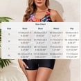 thumbnail image 4 of Vetsdori One Piece Swim Suits for Women Tankini Strap Swimwear Boyleg Shorts Trajes De Bano Mujer Floral Print,Swim Dress Ladies Bath Suits, 4 of 9