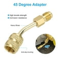 thumbnail image 3 of TAPDRA R410A Mini Split Adapter Set Brass Construction With Valve Core Remover Gaskets For HVAC Systems Refrigeration Services, 3 of 4