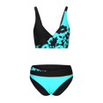 thumbnail image 3 of QIPOPIQ Swimsuits for Women Print Set Swimsuit Two Piece Filled Bra Swimwear Beachwear Bikinis Sets Summer Clearance, 3 of 3