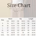 thumbnail image 3 of Men's Shorts Casual Cotton Linen Button Elastic Waist Summer Beach Golf Shorts with Pockets Light Blue XL, 3 of 4