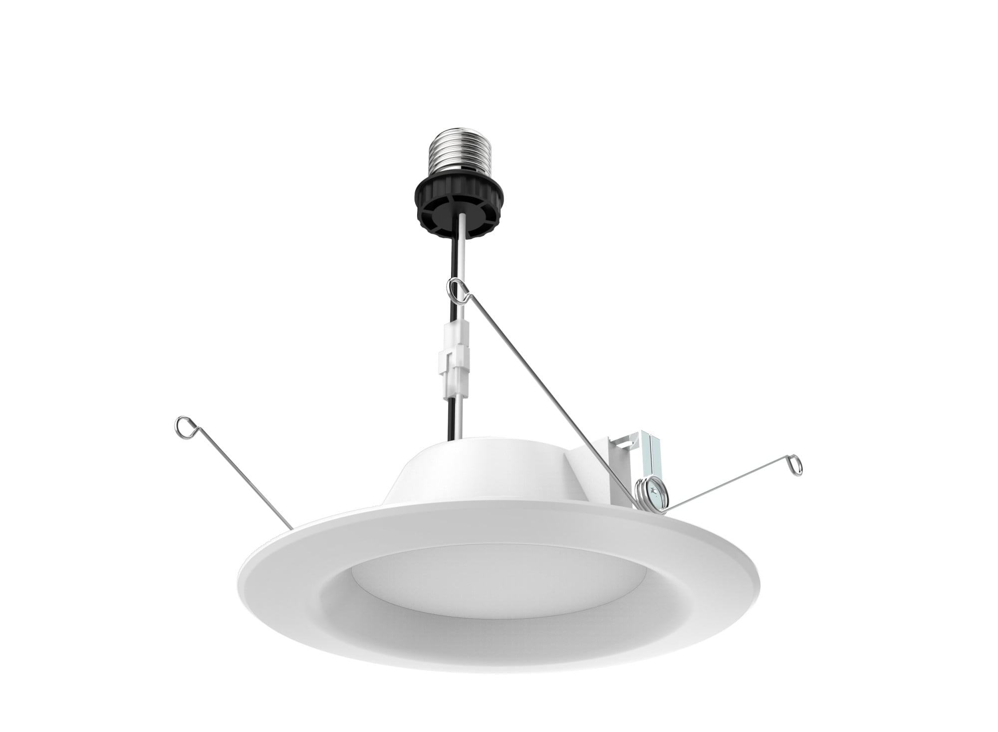 Electrical Recessed Lighting Trim 4 White Pivot Dropdown ...