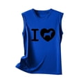 thumbnail image 5 of Verano mujer moda cuello redondo impreso sin mangas casual camisetas sin mangas Fridja gh5111, 5 of 5