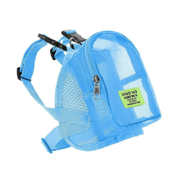 Bolsa de almacenamiento de snacks para mascotas, para gatos pequeños, medianos, perros y cachorros, mochila transpirable de verano con doble hombro.