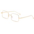 thumbnail image 4 of Gafas de sol cuadradas clásicas, gafas polarizadas anti Vintage, gafas de sol, gafas Marco dorado claro Hugo Gafas de sol rectangulares vintage, 4 of 5