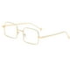 thumbnail image 4 of Gafas de sol cuadradas clásicas, gafas polarizadas anti Vintage, gafas de sol, gafas Marco dorado claro Hugo Gafas de sol rectangulares vintage, 4 of 5