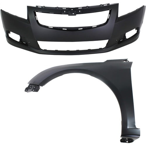 Bumper Cover Kit For 2011-2014 Chevrolet Cruze 2pc with Fender