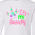 thumbnail image 4 of Inktastic It's My Birthday Unicorn Long Sleeve Youth T-Shirt, 4 of 5