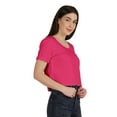 thumbnail image 3 of Inkmeso Regular Street Style Crop Top Scoop Neck Tee For Womens Cotton Tshirt, 3 of 7