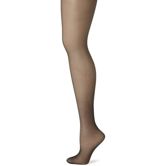 Hanes Femmes Silk Reflections Haut de Contrôle Transparent Soyeux Bout Transparent Lot de 6, EF, Jet