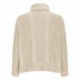 thumbnail image 6 of Sriper Oversized Cable Knit Sweaters for Women Chunky Long Sleeve Turtleneck Sweater Baggy Thick Warm Soild Color Pullover Tops Ladies Fashion Outfits, 6 of 10