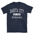 thumbnail image 1 of Dakota City Nebraska Classic Established Men's Cotton T-Shirt, 1 of 1