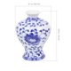 thumbnail image 2 of Jarrón de cerámica azul y blanco Jarrones para flores Porcelana Decoración del hogar Planta Cerámica Plantas de interior Artificial, 2 of 6
