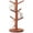 Reddish Brown, variant on Homaryx Mug Holder Tree, Coffee Cup Holder with 6 Hooks (Black)