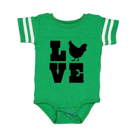 

Inktastic Love Chickens Gift Baby Boy or Baby Girl Bodysuit