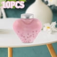 thumbnail image 1 of 10 Uds. Botellas de jugo vacías, botella de bebida de San Valentín, botellas de agua, contenedor de bebidas en forma de corazón para jugo de café, té tapa con agujero BLESIY Botellas de jugo vacías, 1 of 8