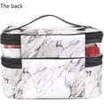 thumbnail image 5 of Makeup Bags Double Layer Travel Cosmetic Cases Make Up Organizer Toiletry Bags, 5 of 5