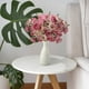 thumbnail image 1 of Decoración de pared de ramo de flores artificiales magenta, 1 of 9