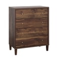 thumbnail image 3 of Sauder Willow Place Engineered Wood 4 Drawer Chest in Grand Walnut, 3 of 13