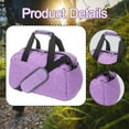 thumbnail image 6 of DimyFew Small Gym Bag Storage for Women Men Carry on Bag for Fitness Travel Exercise Light Purple, 6 of 9
