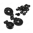 thumbnail image 2 of Black Plastic Shade Cloth Clips - Windproof, 10pcs - for Greenhouse, Garden Net & Tent, 2 of 7