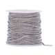 thumbnail image 1 of Cadena de Esbones de material acero Inoxidable Cierres de ngosta 30 Anillos Fabricación de Colres Gloria Cadena de cable bordillo plateado, 1 of 9