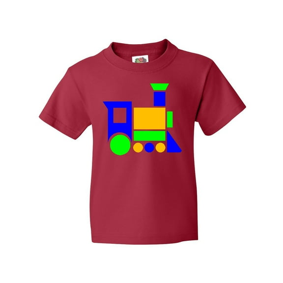 Inktastic Cute Colorful Train Youth T-Shirt
