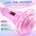 thumbnail image 5 of Kywib Smart Skip Ball with Bluetooth Music & LED Counter, Foldable Ankle Skip Toy for Kids, Birthday Gifts for Girls & Boys Age 5-12, Outdoor Active Game,Pink, 5 of 8
