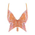 thumbnail image 4 of Y2k Butterfly Sequin Crop Top Women Summer Backless V Neck Sexy Club Costume Outfits Festival Clothes New Bandage Bra Tops 2022One Size, 4 of 5