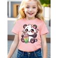 thumbnail image 1 of T-Shirt Fille Mignonne Animal Panda, 1 of 6