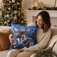 thumbnail image 4 of Christmas Pillow Covers, Decorative Cushion Case with Hidden Zipper, Soft Fabric for Sofa Couch Bed Home Decor, 4 of 7