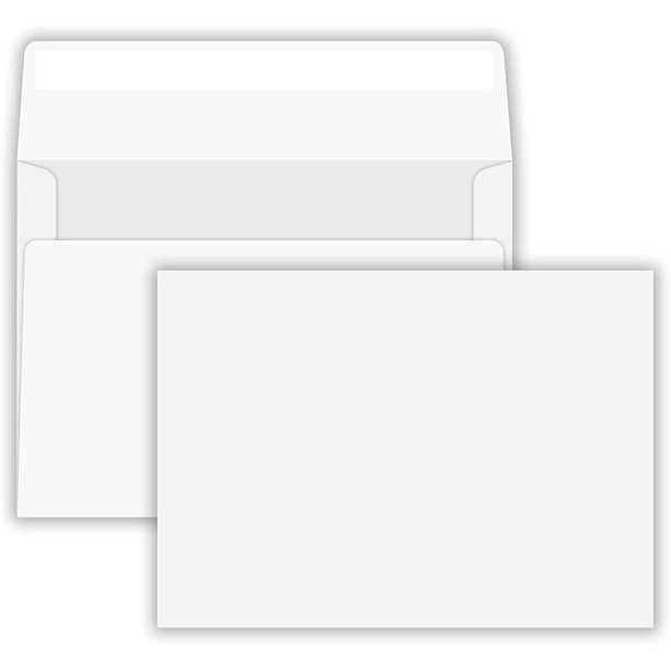 Premium White Invitation Envelopes A1 Self Seal Mailing Envelopes 3.625 x  5.125 In Blank Bright White Envelopes, Blank 3.6 x 5 Envelopes for  Invitations Wedding 100 Pcs - Walmart.com