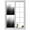 Black, variant on Burnt Orange Black Ombre Window Privacy Film, Modern Abstract Striped Gradient Static Cling UV Sun Blocking Heat Control Window Tint Day and Night, Non-Adhesive One Way Privacy Cover 29.5''x78.7''