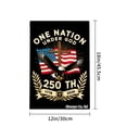 thumbnail image 4 of Jbralid One Nation Under God 250th Anniversary American Flag Eagle Cross Garden Flag For Spring Summer Home Outdoor Garden Yard Door Decor 12x18 inch, 4 of 5