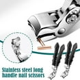 thumbnail image 2 of Ergonomic Nail Clipper for Thick Toenails Stainless Steel with Anti-Flying Design, 2 of 8