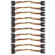 thumbnail image 2 of Línea de conexión de datos, 10 piezas Cable de alimentación SATA Cable de alimentación SATA Pin SATA Aspecto llamativo, 2 of 8