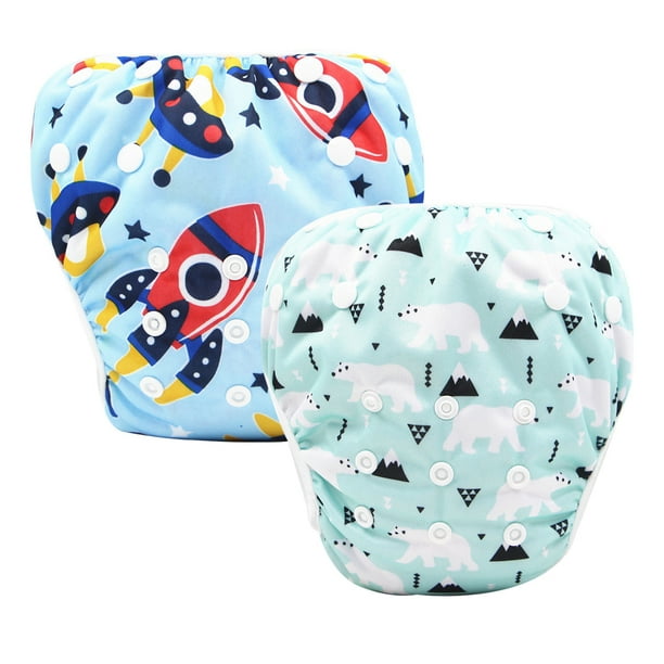 Pañales para nadar, Pañales que se adaptan con estilo Calidad premium para regalos ecológicos para baby shower Traje de baño a prueba de fugas para bebés conveniente e higiénico