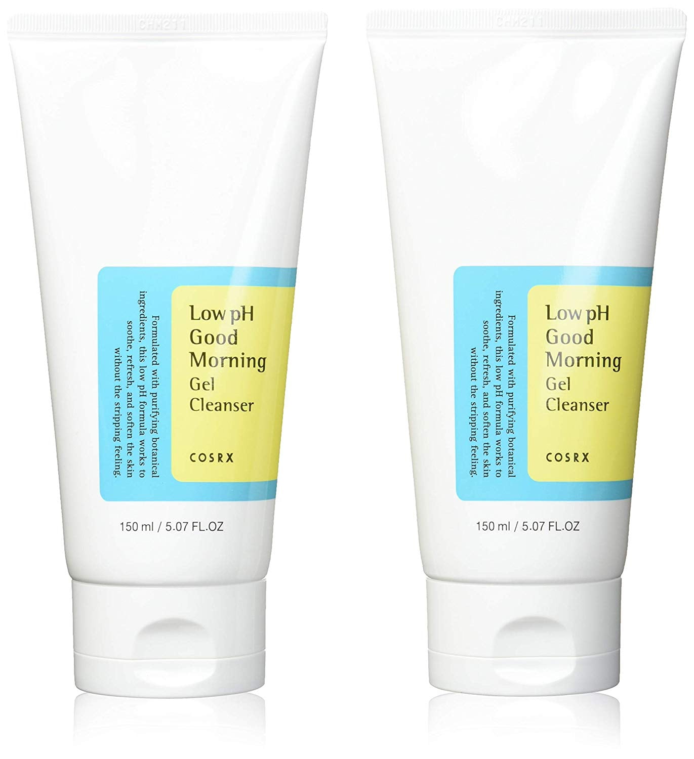 COSRX Low pH Good Morning Gel Cleanser, 150ml2Pack