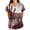 Gray, variant on Womens Casual Halloween Scrub Top Short Sleeve V Neck Medical Uniform Bat Ghost Pumpkin Skeleton Witch Print Workwear Gray M
