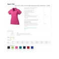 thumbnail image 2 of Sport-Tek LST659 Ladies Contrast Stitch Polo Shirt - Black - Medium, 2 of 2