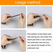 Security Torx Screwdriver Bit Set,T6-T40 Torx Bit Set 1/4 inch Ratcheting Magnetic Screwdriver Handle,4 Long
