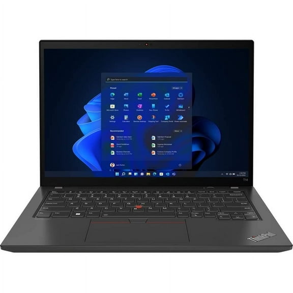 Lenovo ThinkPad T14 Gen 3 21AH00BNUS 14" Notebook - 2.2K - Intel Core i7 12th Gen i7-1270P Dodeca-core (12 Core) - 16 GB Total RAM - 8 GB On-Board Memory - 512 GB SSD - Thunder Black