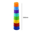 thumbnail image 3 of 8pcs Stack Cups Toy Intelligence Ring Tower Tower Interactive Early Educational Toy para niños pequeños Regalo de cumpleaños de Navidad, 3 of 9