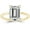 Gold, variant on 3.5ct Solitaire Elongated Emerald Cut Engagement Ring for Women,Sterling Silver Simulated Diamond Promise Ring