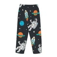 thumbnail image 5 of Haiem Space Women's Pajama Pants Ultra Lightweight Pjs Bottoms Sleepwear Bottom Pants With Pocket Drawstring-Small, 5 of 9