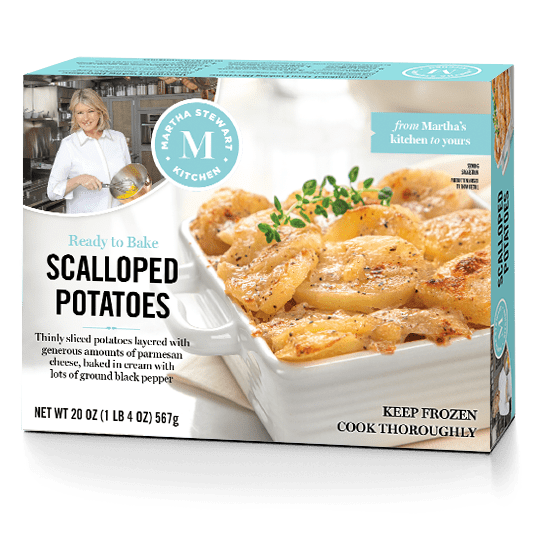 Martha Stewart Kitchen Scalloped Potatoes Side Dish 20 oz. (Frozen)