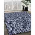 thumbnail image 3 of Ahgly Company Machine Washable Indoor Rectangle Transitional Night Blue Area Rugs, 8' x 10', 3 of 7