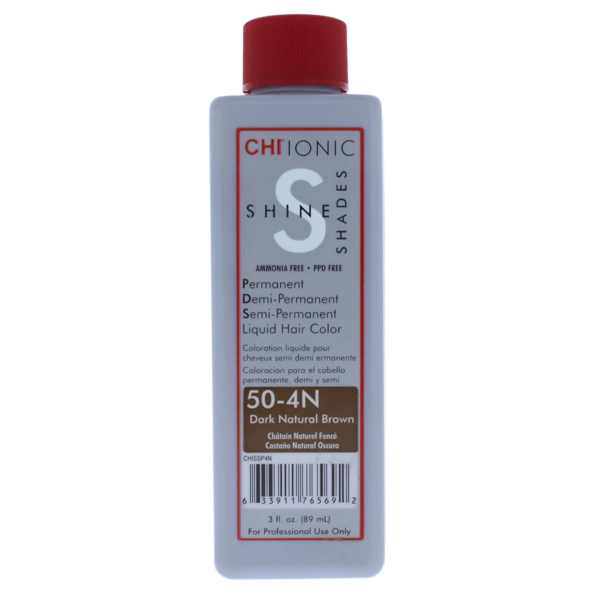 CHI Ionic Shine Shades Liquid Hair Color 504N Dark Natural Brown 3